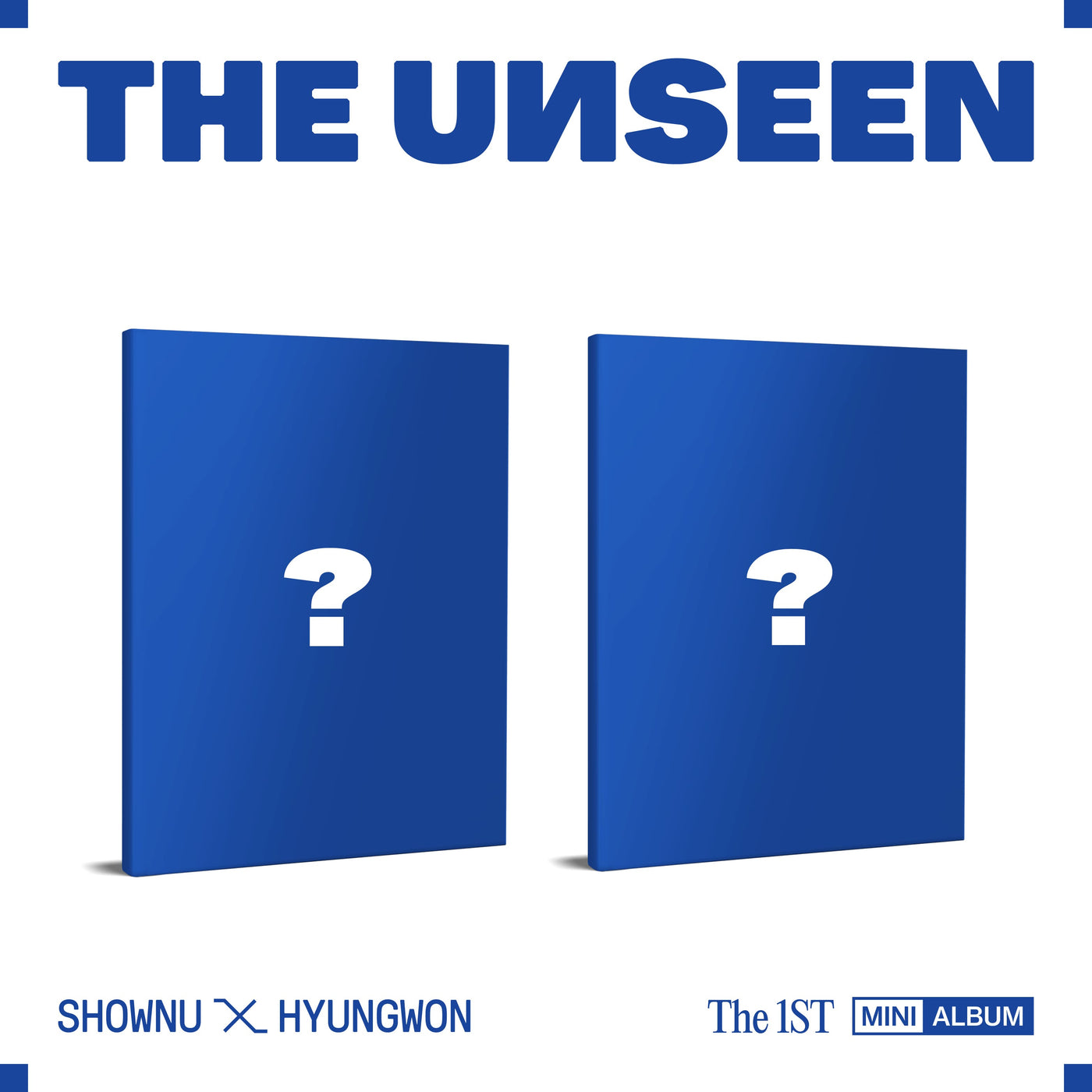 SHOWNU X HYUNGWON 1st Mini Album [THE UNSEEN]🇰🇷