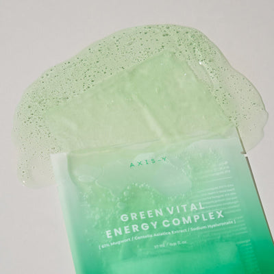 [AXIS-Y] Máscara Facial 61% Mugwort Green Vital Energy Complex Sheet Mask (5 unid.) 🇰🇷