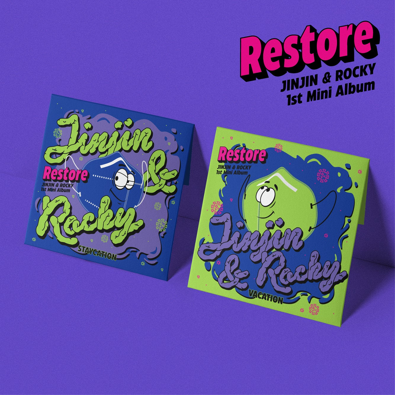 ASTRO JinJin & Rocky 1st Mini [Restore] (STAYCATION ver. / VACATION ver.) 🇰🇷