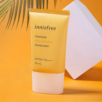 [Innisfree]  Protetor Solar Intensive Anti-pollution Sunscreen SPF50+ PA++++ 50ml 🇰🇷