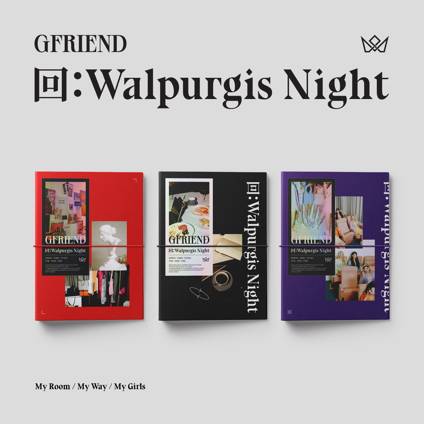 GFRIEND 回:Walpurgis Night (My Room Ver./ My Way Ver./ My Girls Ver.) (Random Version) 🇰🇷