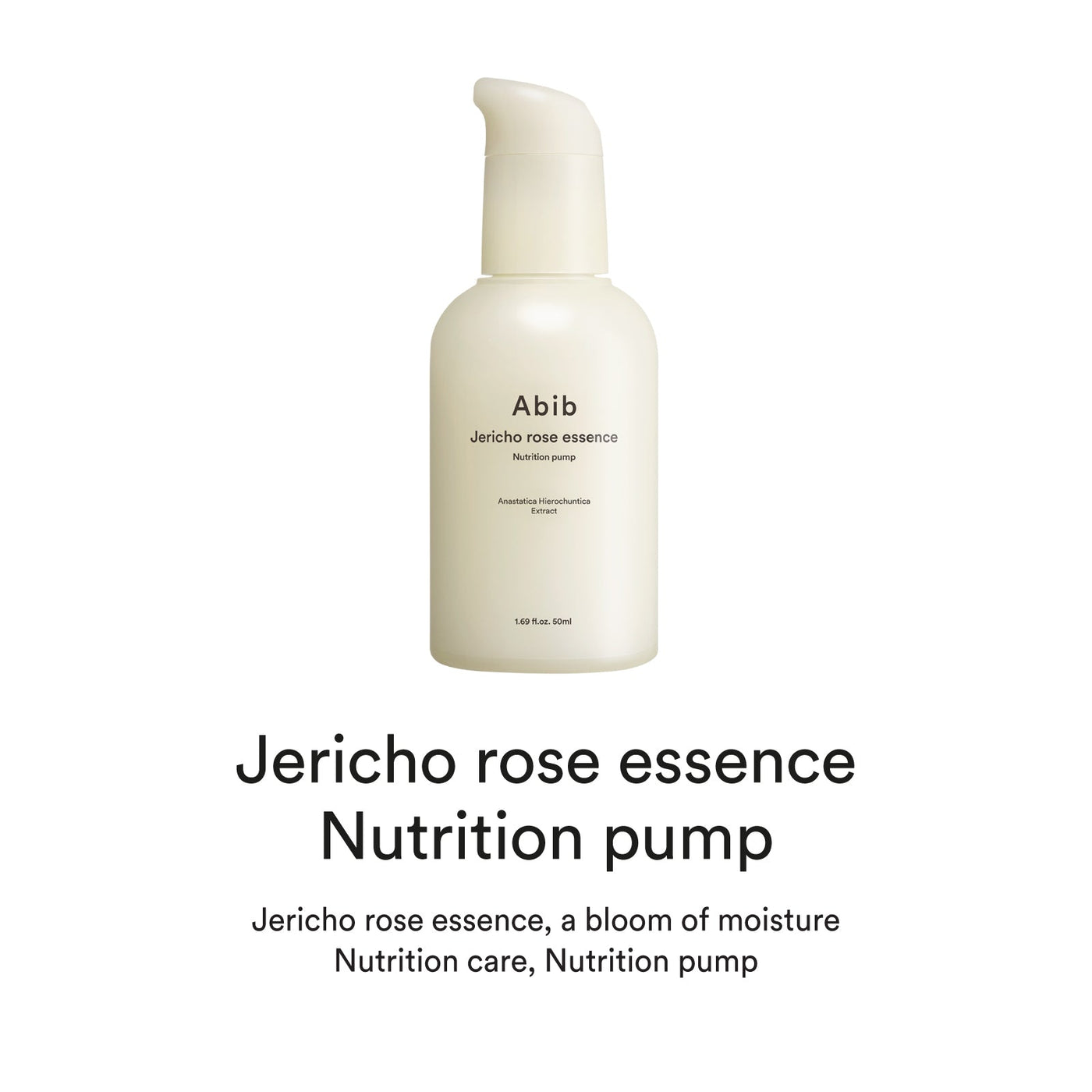 [Abib] Hidratante Essence Nutritivo Anti Idade e Anti Envelhecimento Jericho Rose Essence Nutrition Pump 50ml 🇰🇷