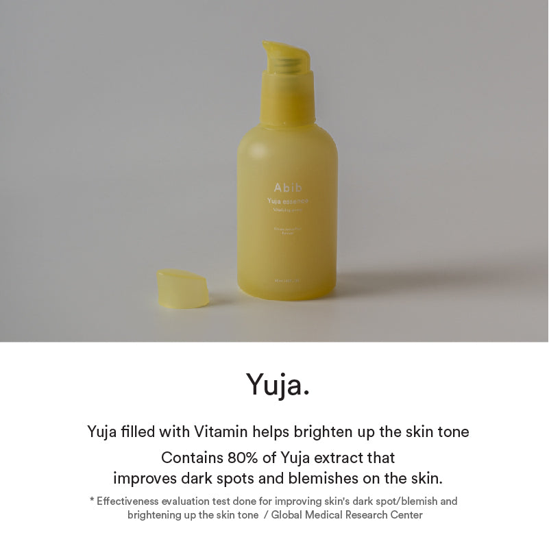 [Abib] Hidratante Essence Facial Clareador de Manchas com Vitamina C Yuja Essence Vitalizing Pump 50ml 🇰🇷