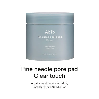 [Abib] Algodão Esfoliante Vegano Pré Umedecido Removedor de Cravos Pine Needle Pore Pad Clear Touch (75 unid.) 🇰🇷