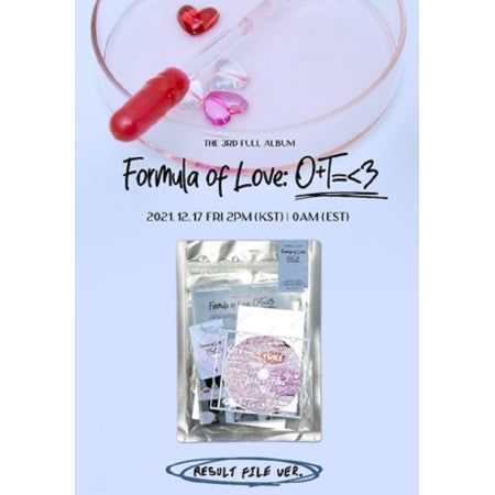 TWICE 3rd Album [Formula of Love: O+T=<3] (Result File Ver.) 🇰🇷