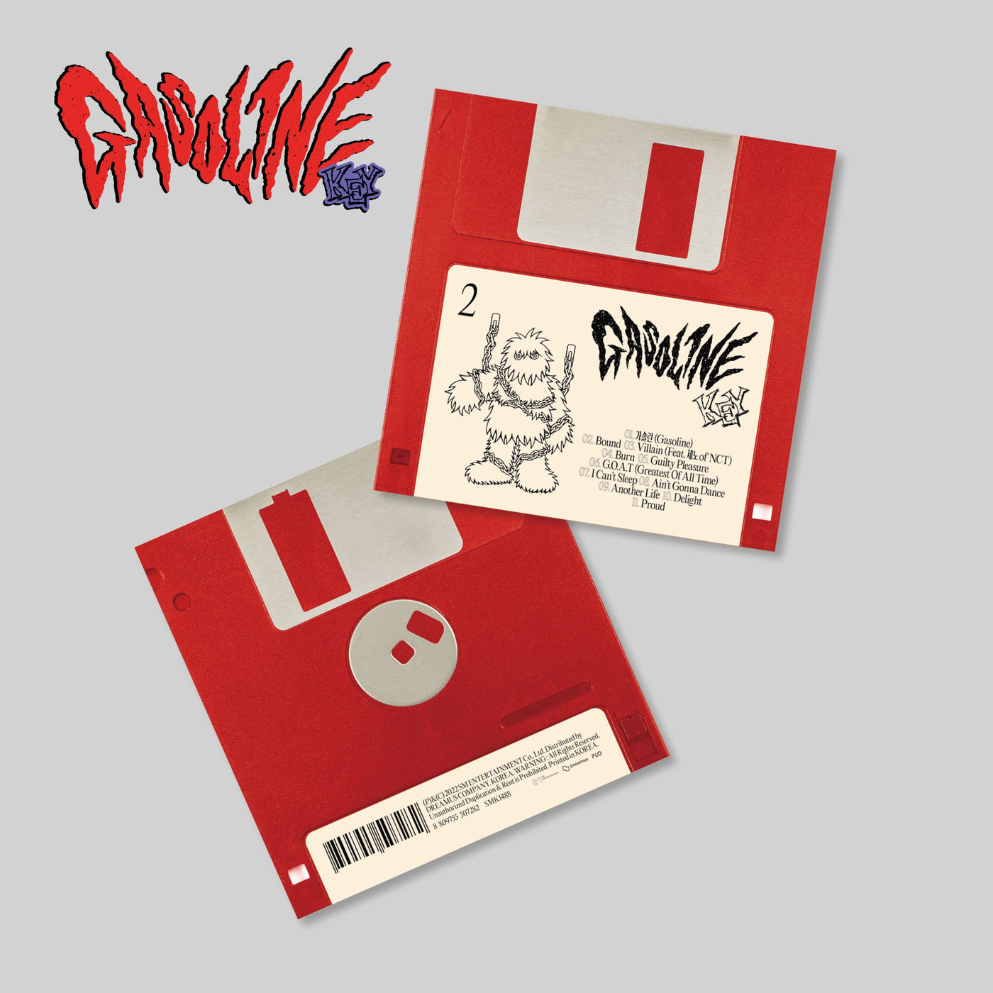 KEY 2nd Album [Gasoline] (Floppy Ver.) 🇰🇷