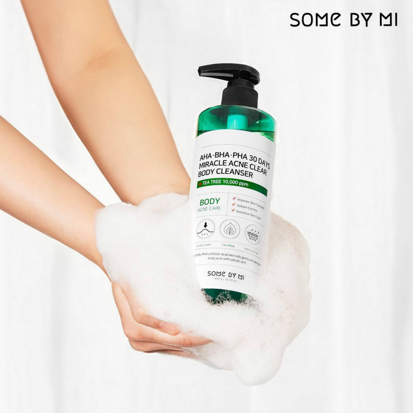 [SOME BY MI] Sabonete Líquido Corporal para Acne AHA BHA PHA 30 Days Miracle Clear Body Cleanser 400g 🇰🇷