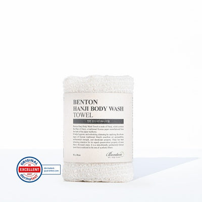 [Benton] Toalha Esponja Esfoliante Fibras Hanji Body Wash Towel 🇰🇷