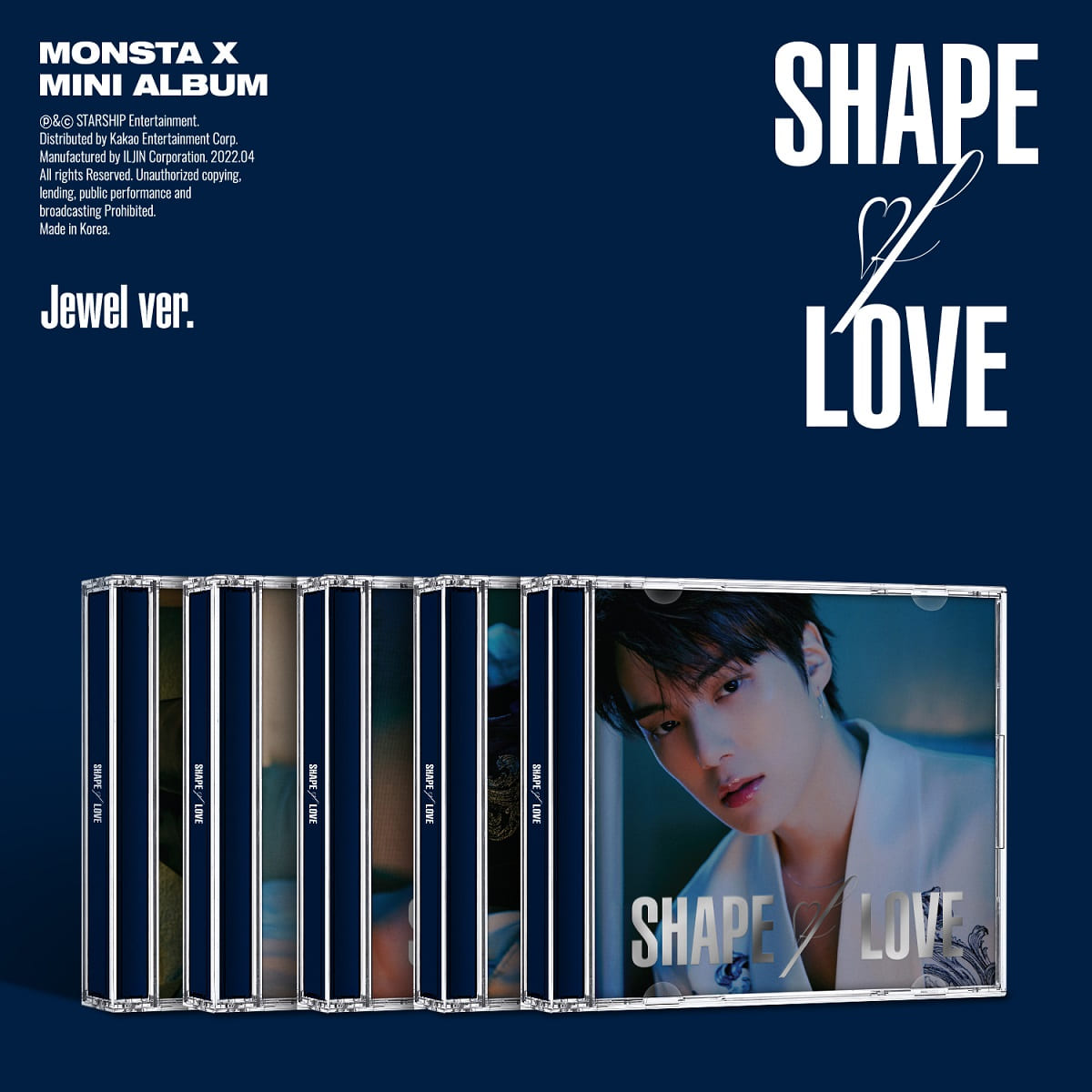 MONSTA X 11th Mini [SHAPE of LOVE] (Jewel ver.) (5 ver.) 🇰🇷