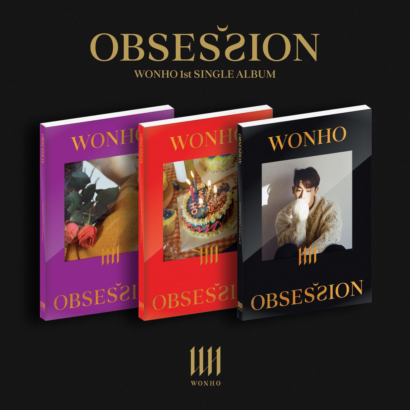 WONHO 1st Single [OBSESSION] (Ver. 1 / Ver. 2 / Ver. 3) 🇰🇷