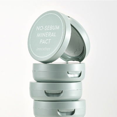 [Innisfree] Pó Compacto Controle de Oleosidade Maquiagem No-Sebum Mineral Pact 8.5g 🇰🇷