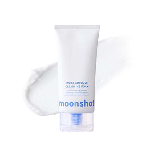 [moonshot] Creme de Limpeza Maquiagem Moist Ampoule Cleansing Foam 120ml 🇰🇷