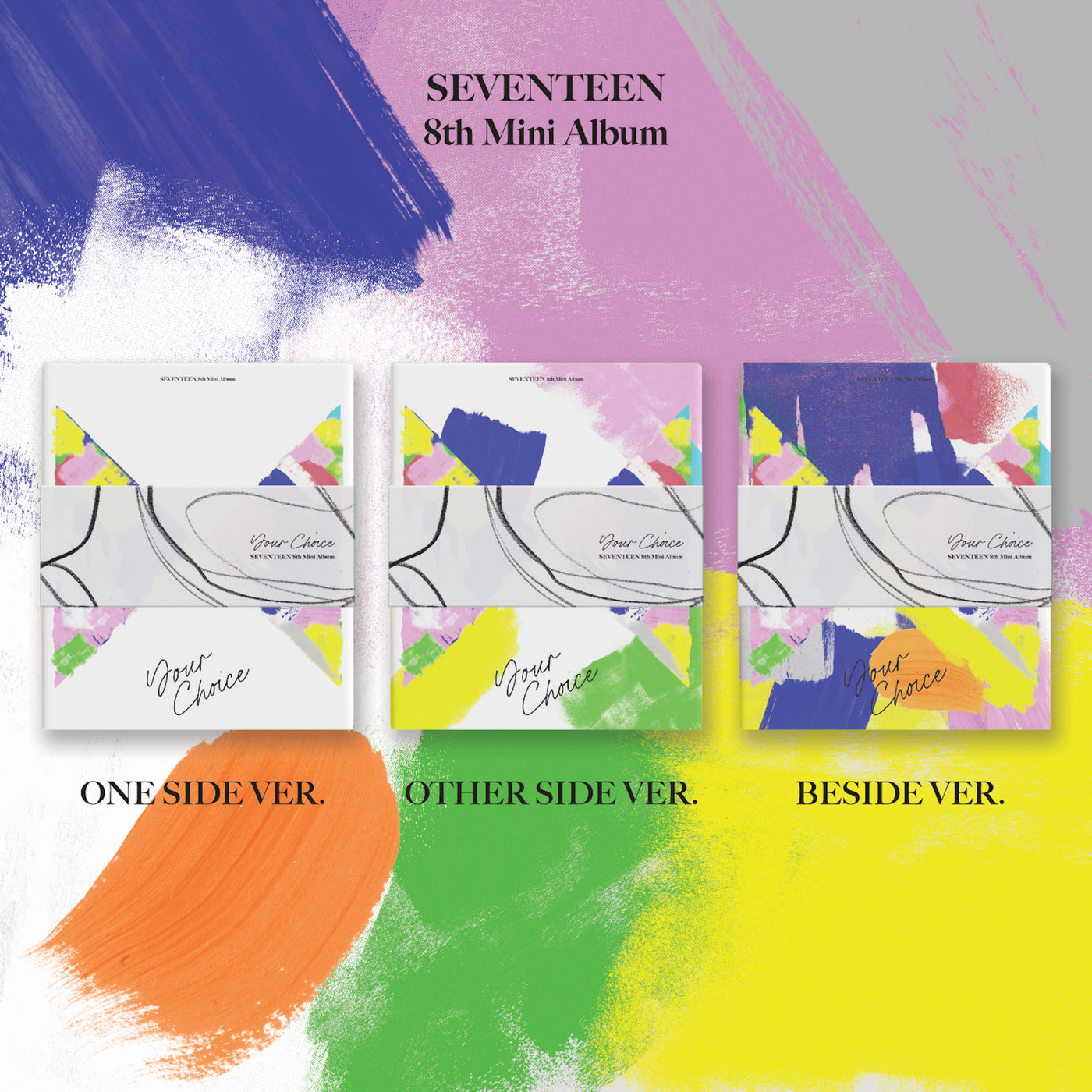 SEVENTEEN 8th Mini Album - [Your Choice] (Random Ver.) 🇰🇷