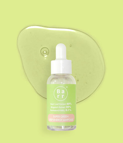 [Barr Cosmetics] Sérum Vegano com Pantenol Super Green Deep Energy Ampoule 30ml 🇰🇷