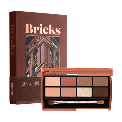 [heimish] Paleta de Sombras + Delineador Dailism Eye Palette Brick Brown 🇰🇷