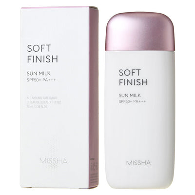 [Missha] Protetor Solar All-Around Safe Block Soft Finish Sun Milk SPF50+/PA+++ 70ml 🇰🇷