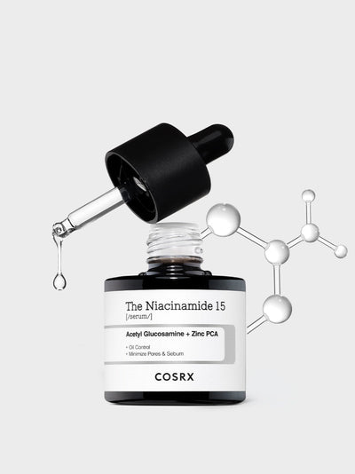 [COSRX] Sérum Controle de Poros e Acne The Niacinamide 15 Serum 20ml 🇰🇷