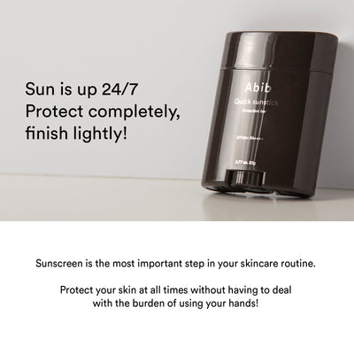 [Abib] Protetor Solar Bastão Quick Sunstick Protection Bar SPF50+ PA++++ 22g 🇰🇷