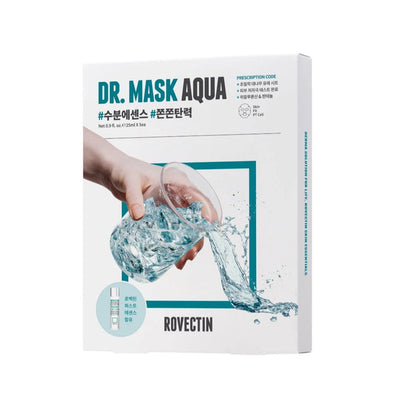 [Rovectin] Máscara Facial Vegana Dr. Mask Aqua (5 unid.) 25ml 🇰🇷
