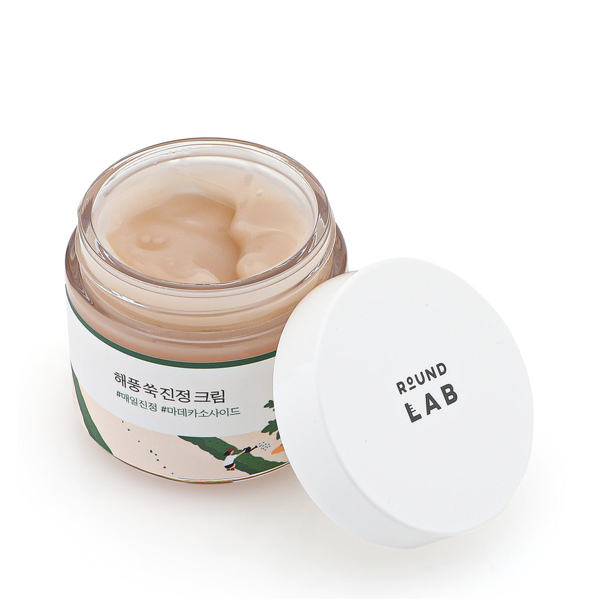 [Round Lab] Creme Hidratante Vegano para Pele Sensível e Redução de Manchas Mugwort Calming Cream 80ml 🇰🇷