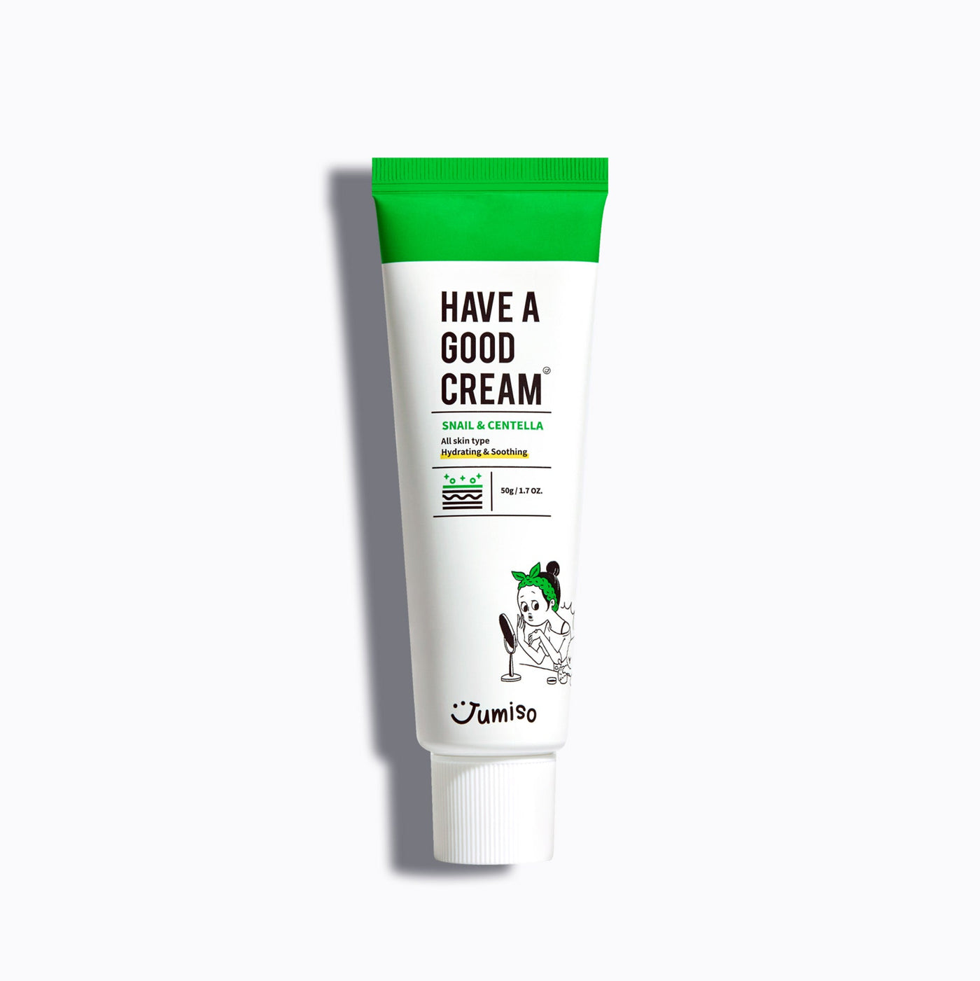 [Jumiso] Hidratante Facial com Mucina de Caracol e Centella Asiática Have A Good Cream Snail & Centella 50ml 🇰🇷