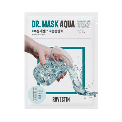 [Rovectin] Máscara Facial Vegana Dr. Mask Aqua (5 unid.) 25ml 🇰🇷