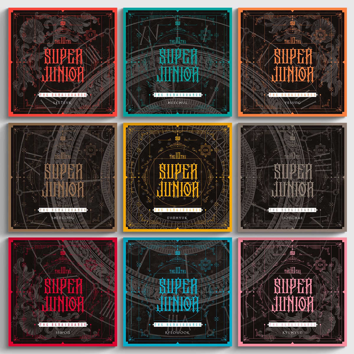 Super Junior 10th Album - [The Renaissance] (SQUARE Style) - Random version 🇰🇷