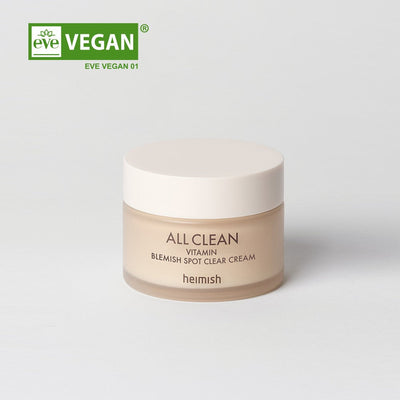 [heimish] Creme Hidratante Tratamento de Manchas Vegano All Clean Blemish Cream 60ml 🇰🇷