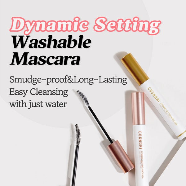 [COSNORI] Rímel / Máscara de Cílios Dynamic Setting Washable Mascara 7ml (2 Tipos) 🇰🇷