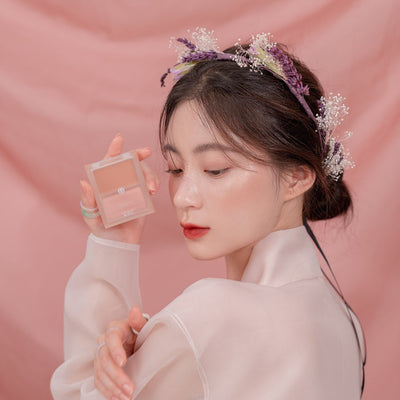 [rom&nd] Blush e Iluminador com Efeito Glow See-Through Melting Cheek Hanbok Project (3 Cores) 🇰🇷