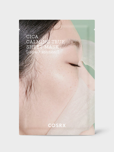[COSRX] Máscara Facial com Centella Asiática para Pele Sensível Pure Fit Cica Calming True Sheet Mask (1 un.) 🇰🇷