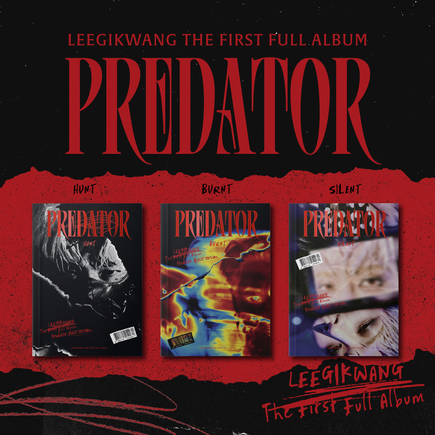 LEE GIKWANG The First Full Album [Predator] 🇰🇷