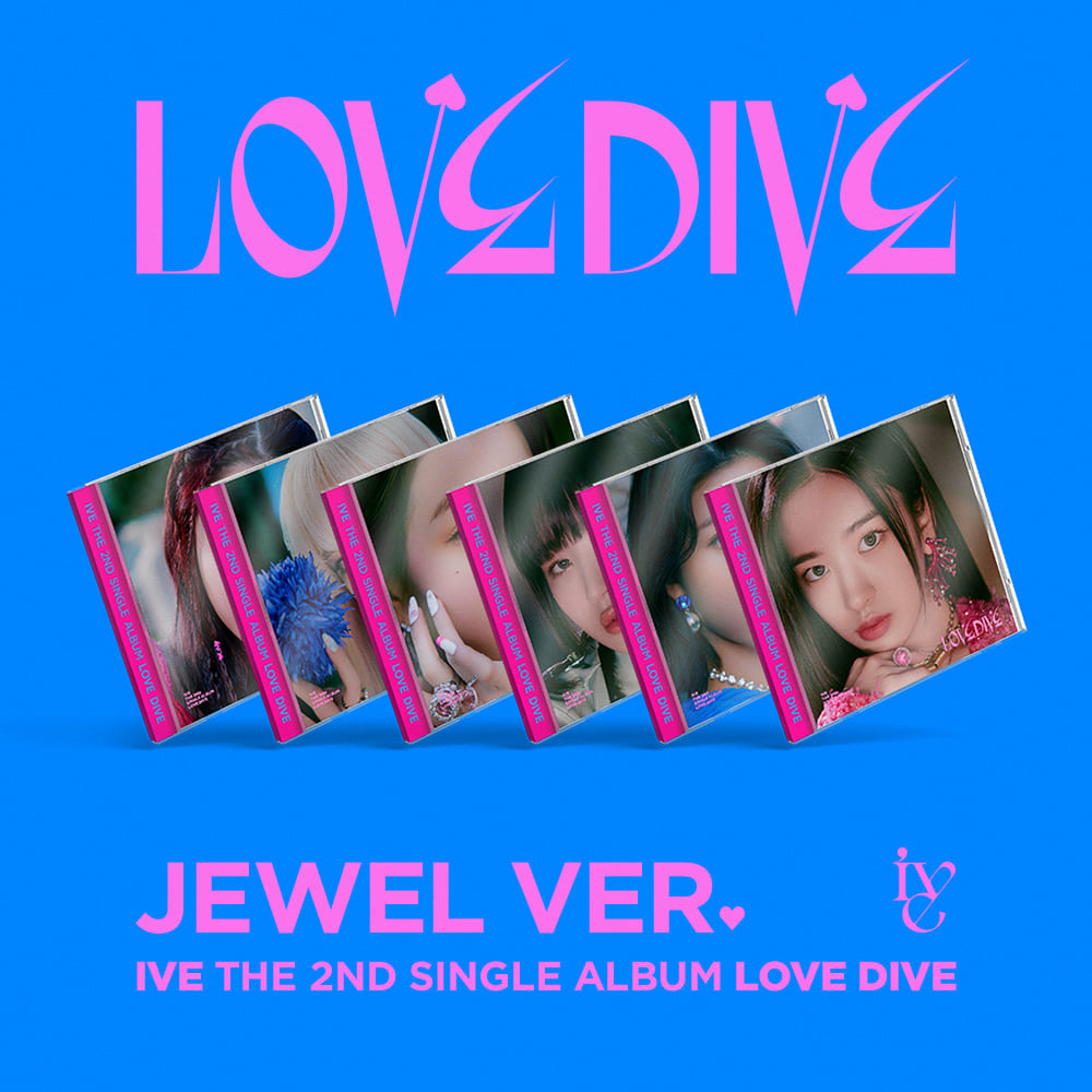 IVE 2nd single [LOVE DIVE] (Limited Jewel case) (Random ver) 🇰🇷