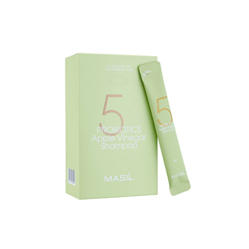[MASIL] Kit Viagem Shampoo Tratamento Couro Cabeludo 5 Probiotics Apple Vinegar Shampoo Stick Pouch (20 unid.) 🇰🇷