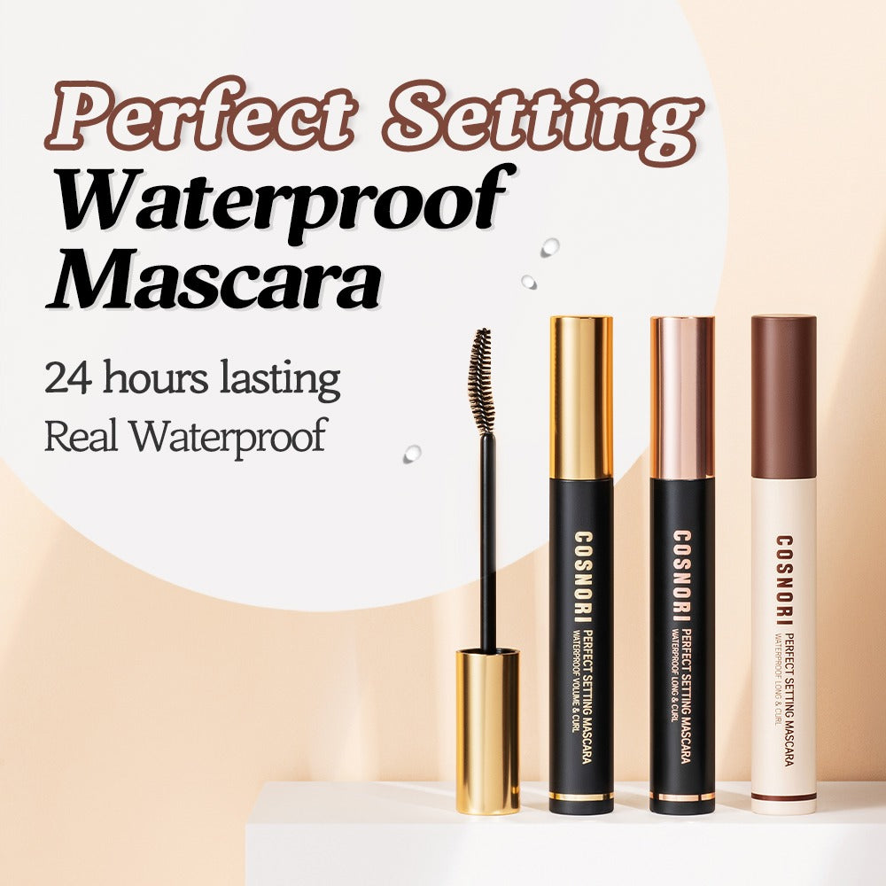 [COSNORI] Máscara Rímel para Cílios Perfect Setting Waterproof Mascara (2 tipos) 🇰🇷