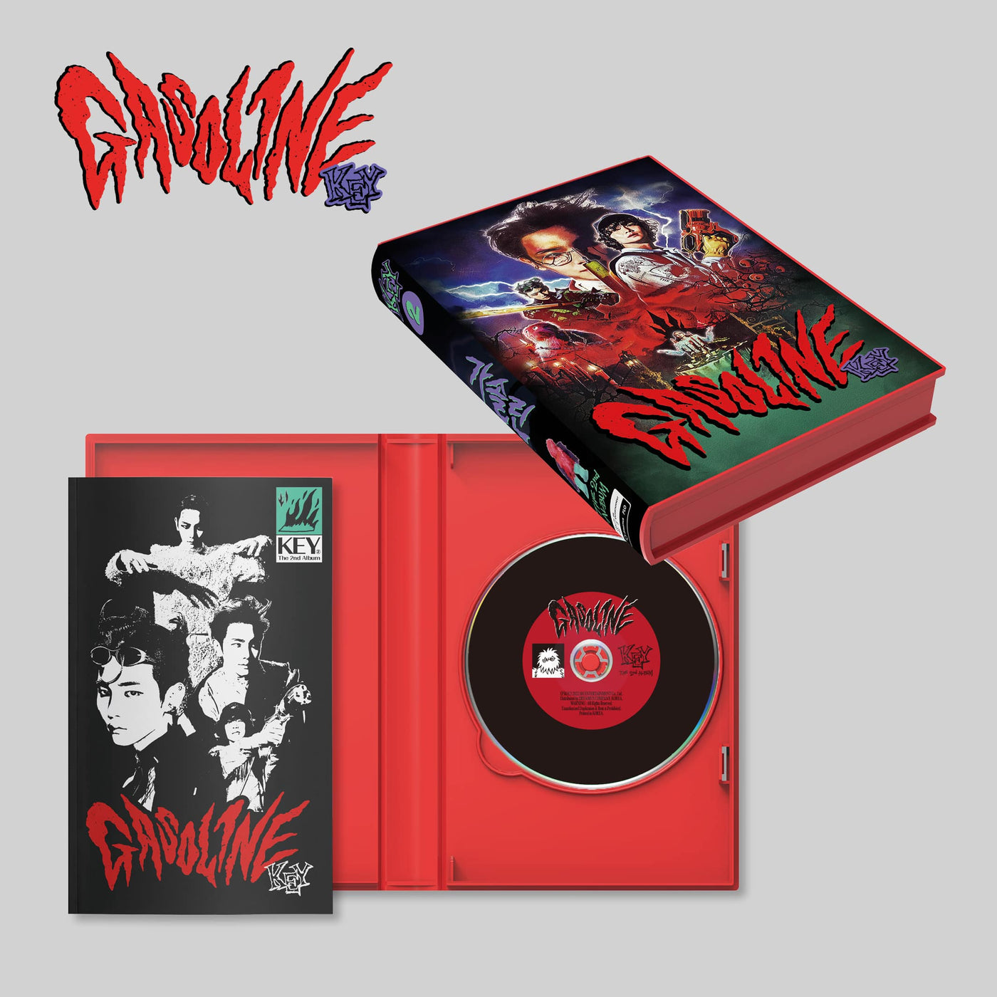 KEY 2nd Album [Gasoline] (VHS Ver.) 🇰🇷