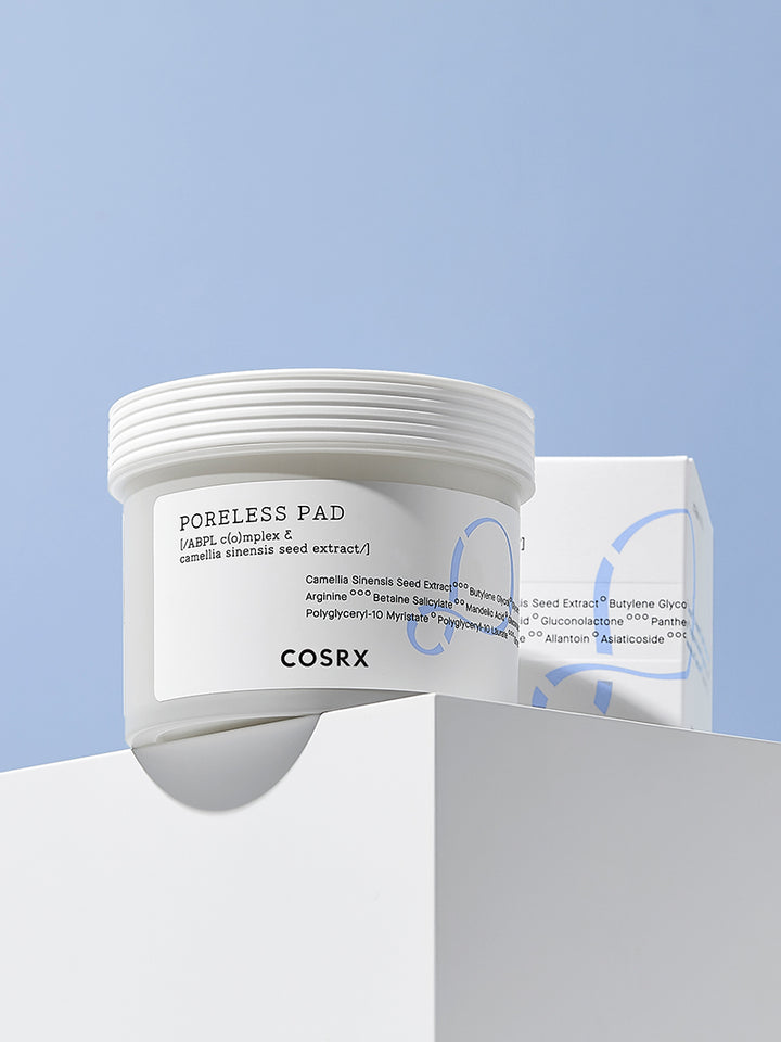 [COSRX] Algodão Exfoliante Umedecido para Tratamento de Poros Dilatados Poreless Pad (70un.) 🇰🇷