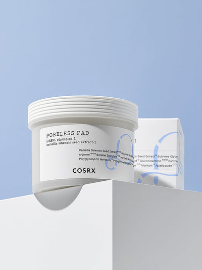 [COSRX] Algodão Exfoliante Umedecido para Tratamento de Poros Dilatados Poreless Pad (70un.) 🇰🇷