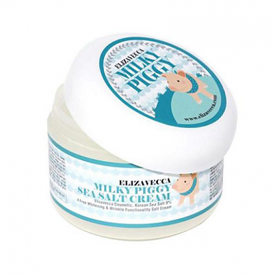 [Elizavecca] Creme Hidratante Milky Piggy Sea Salt Cream 100g 🇰🇷