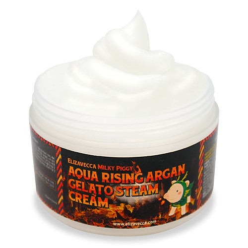 [Elizavecca] Creme Hidratante Aqua Rising Argan Gelato Steam Cream 100g 🇰🇷