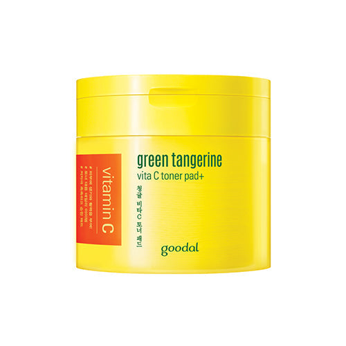 [Goodal] Algodão Pré Umedecido Esfoliante Tratamento de Manchas Green Tangerine Vita C Toner Pad (70 unid.) 140ml  🇰🇷