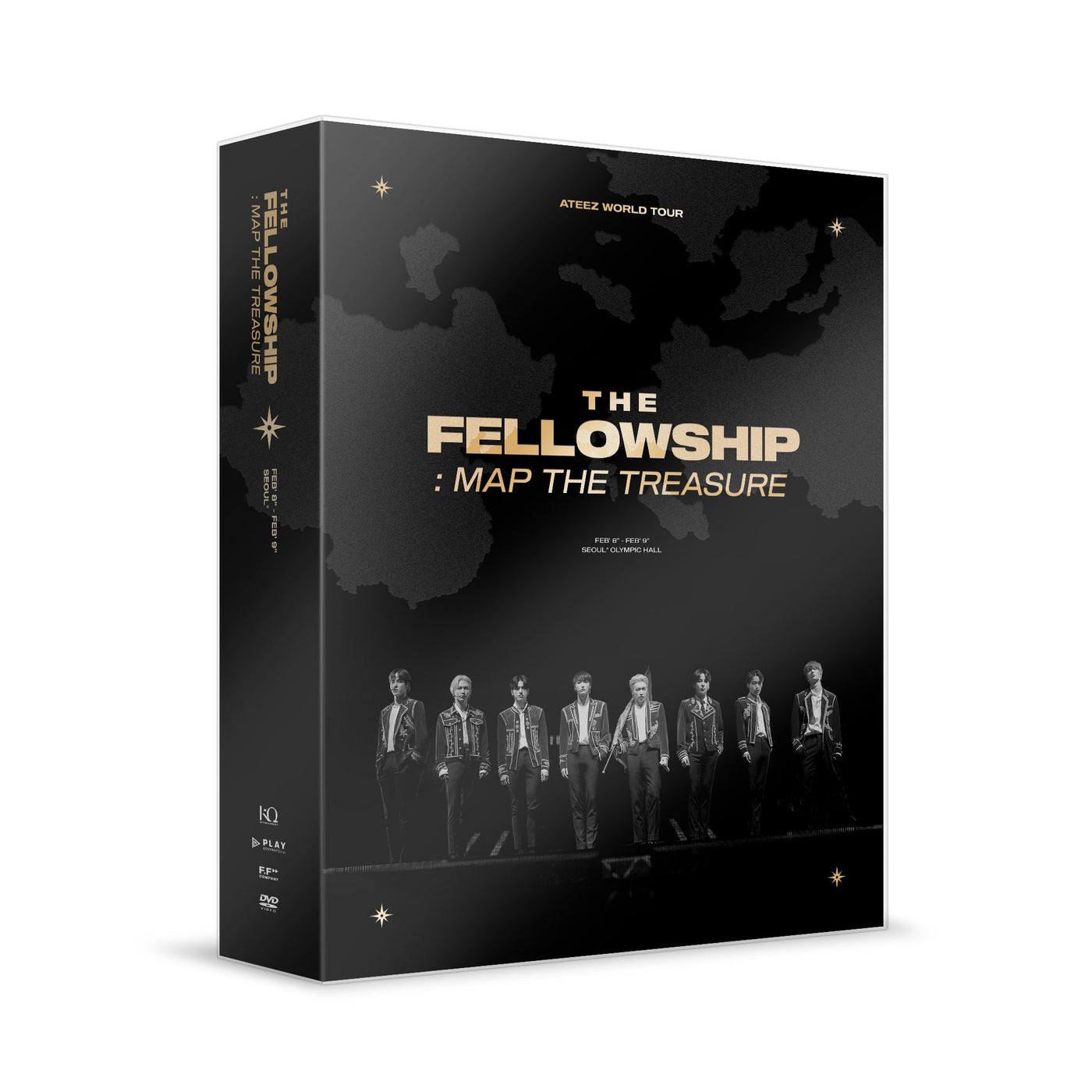 ATEEZ WORLD TOUR THE FELLOWSHIP : MAP THE TREASURE SEOUL DVD 🇰🇷